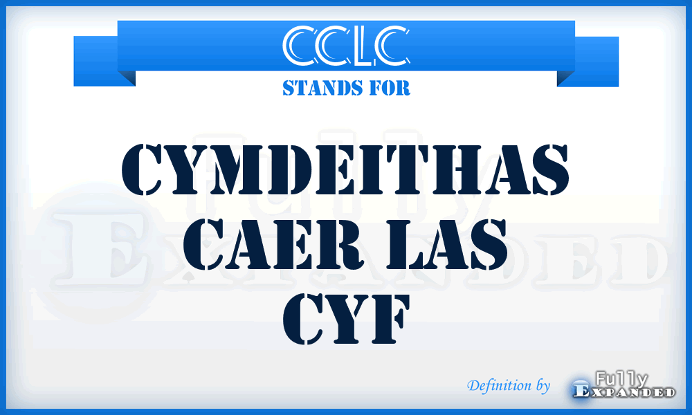 CCLC - Cymdeithas Caer Las Cyf
