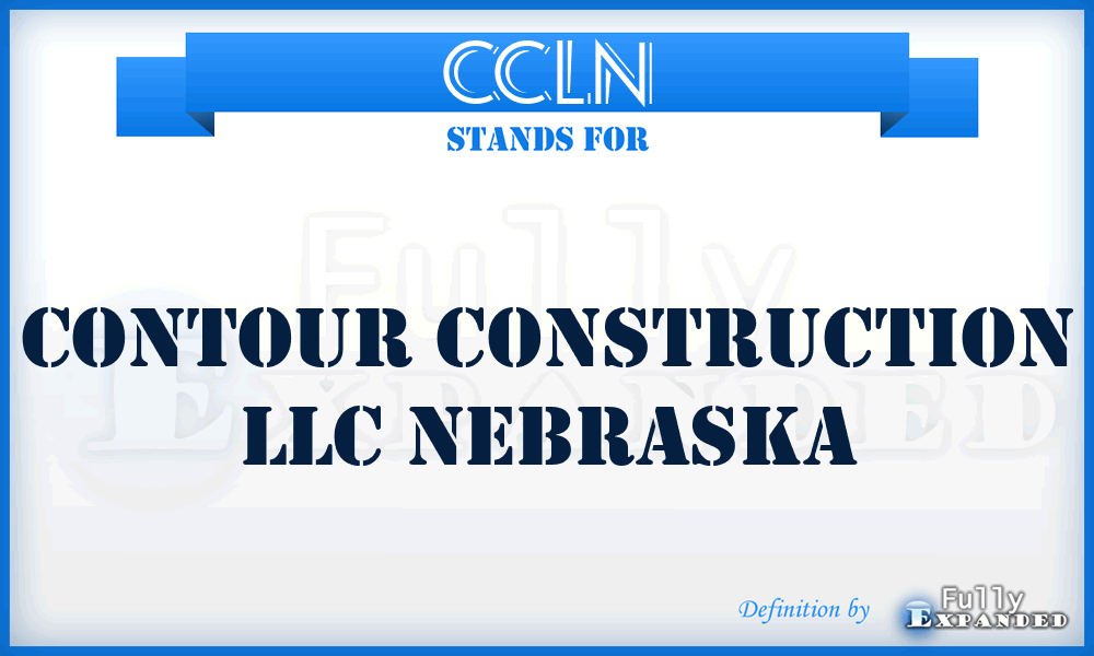 CCLN - Contour Construction LLC Nebraska