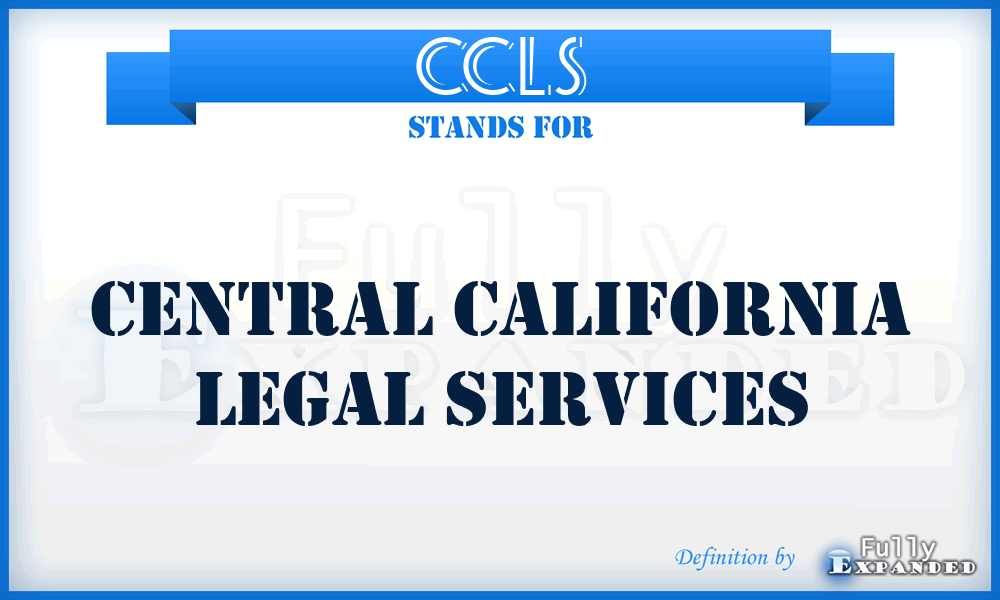 CCLS - Central California Legal Services