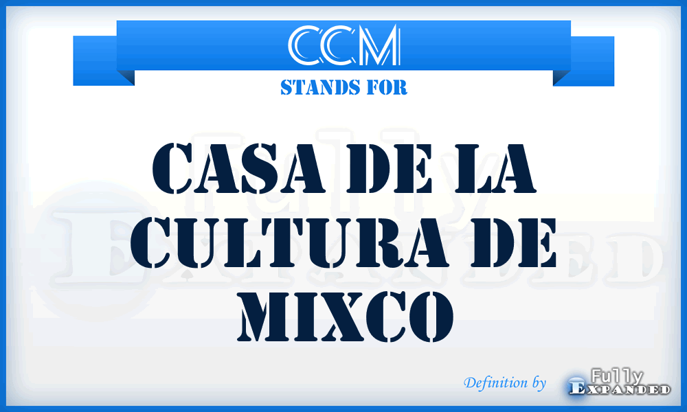 CCM - Casa de la Cultura de Mixco