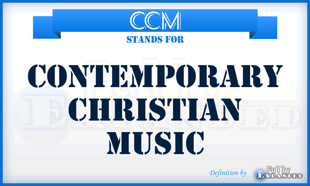 CCM - Contemporary Christian Music