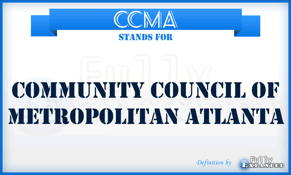 CCMA - Community Council of Metropolitan Atlanta