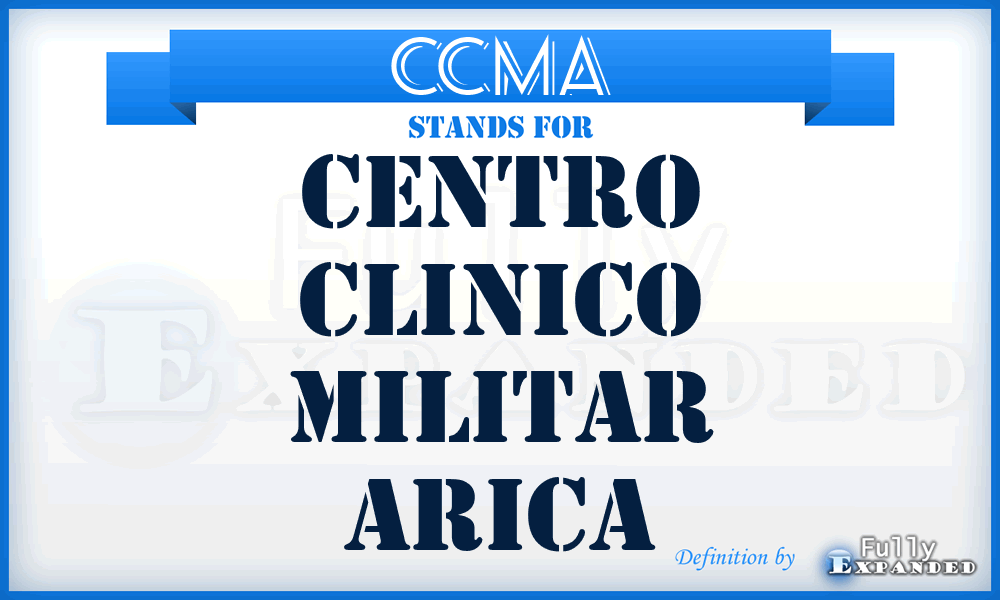 CCMA - Centro Clinico Militar Arica