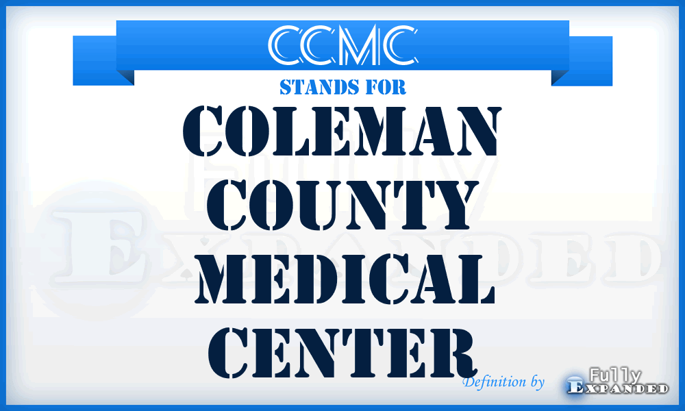 CCMC - Coleman County Medical Center