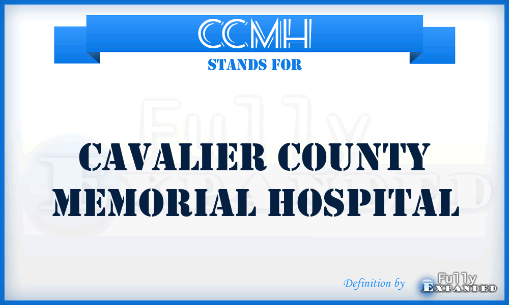 CCMH - Cavalier County Memorial Hospital