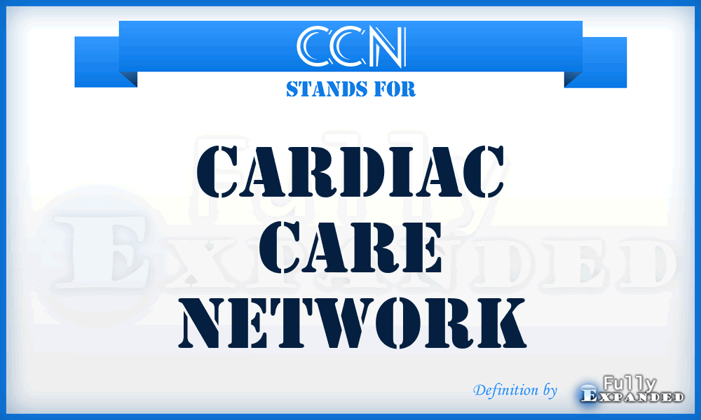 CCN - Cardiac Care Network