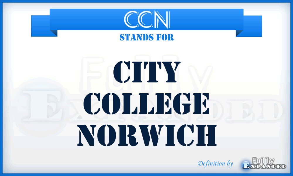 CCN - City College Norwich