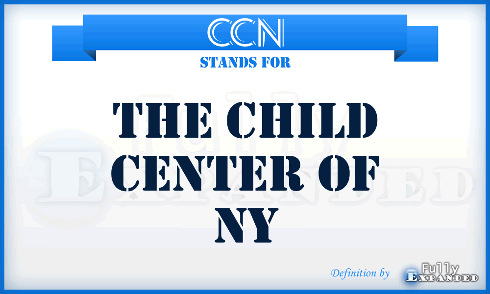 CCN - The Child Center of Ny