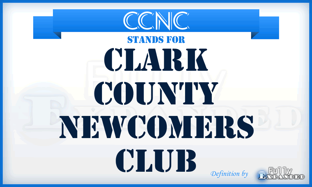 CCNC - Clark County Newcomers Club