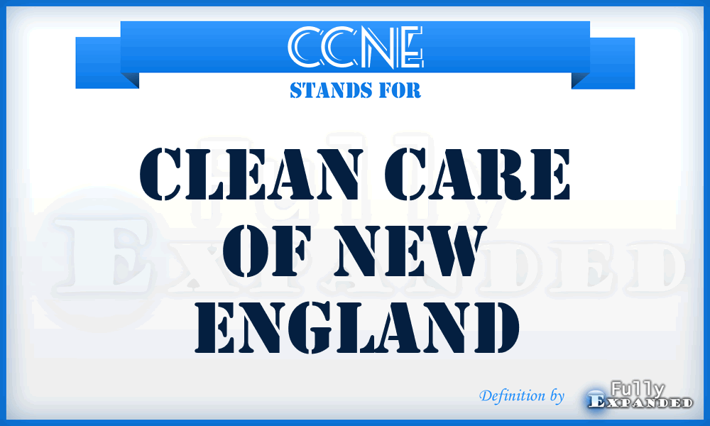 CCNE - Clean Care of New England