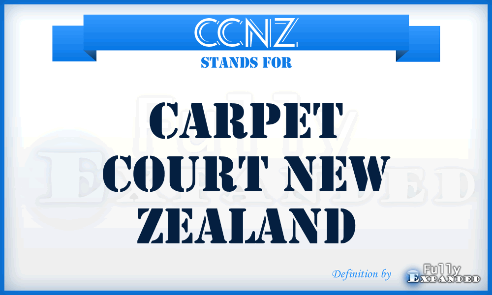 CCNZ - Carpet Court New Zealand