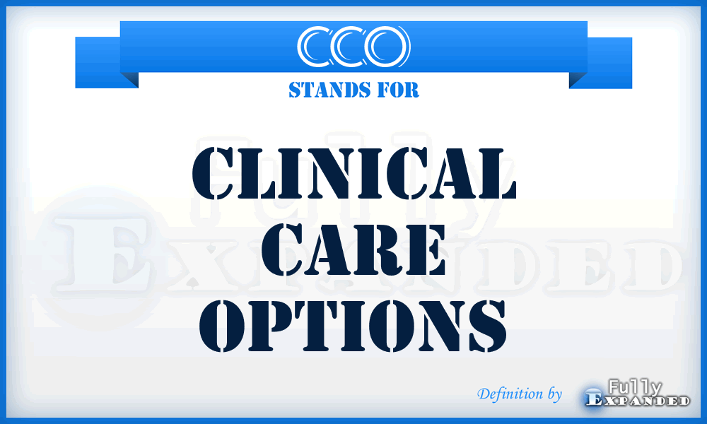 CCO - Clinical Care Options