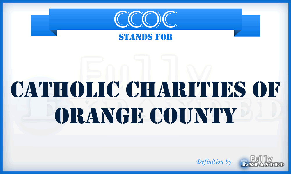 CCOC - Catholic Charities of Orange County