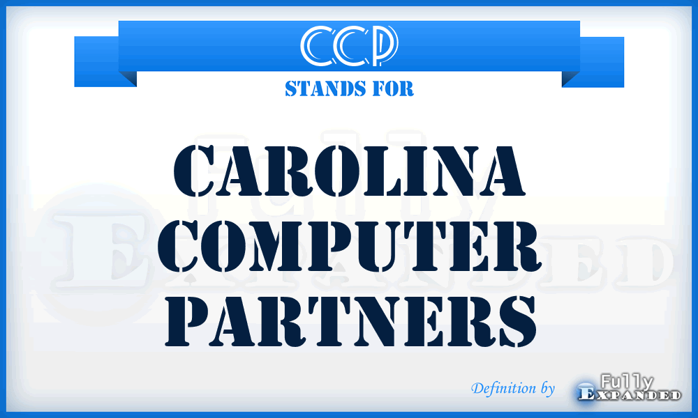 CCP - Carolina Computer Partners