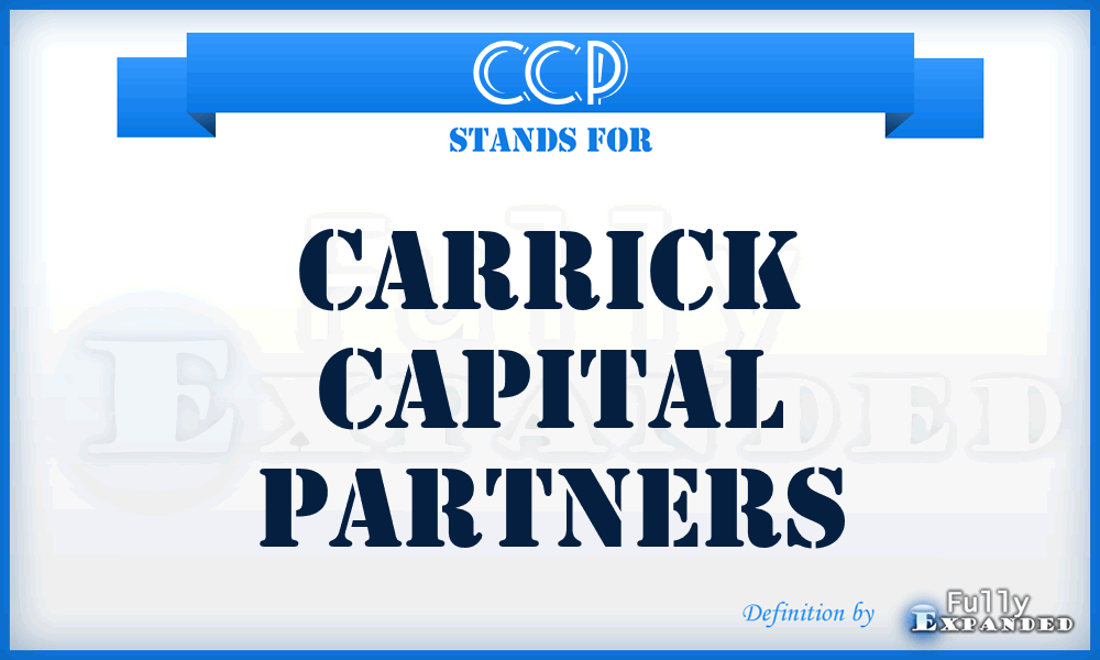 CCP - Carrick Capital Partners