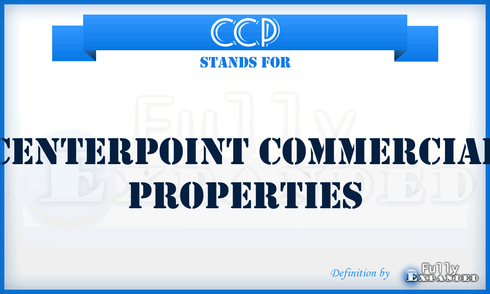 CCP - Centerpoint Commercial Properties