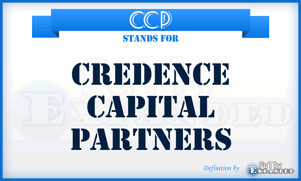 CCP - Credence Capital Partners