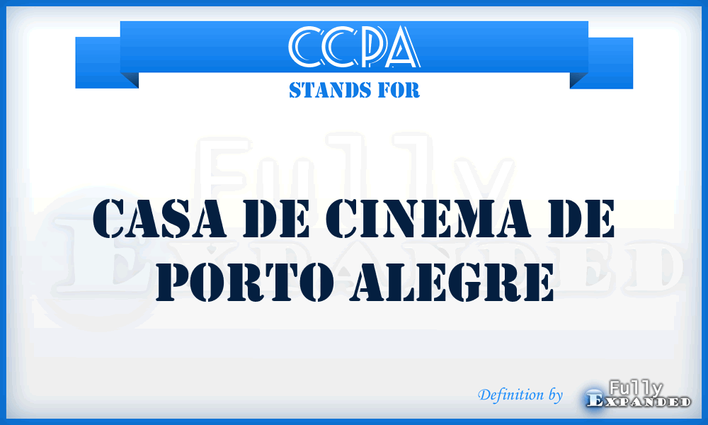 CCPA - Casa de Cinema de Porto Alegre