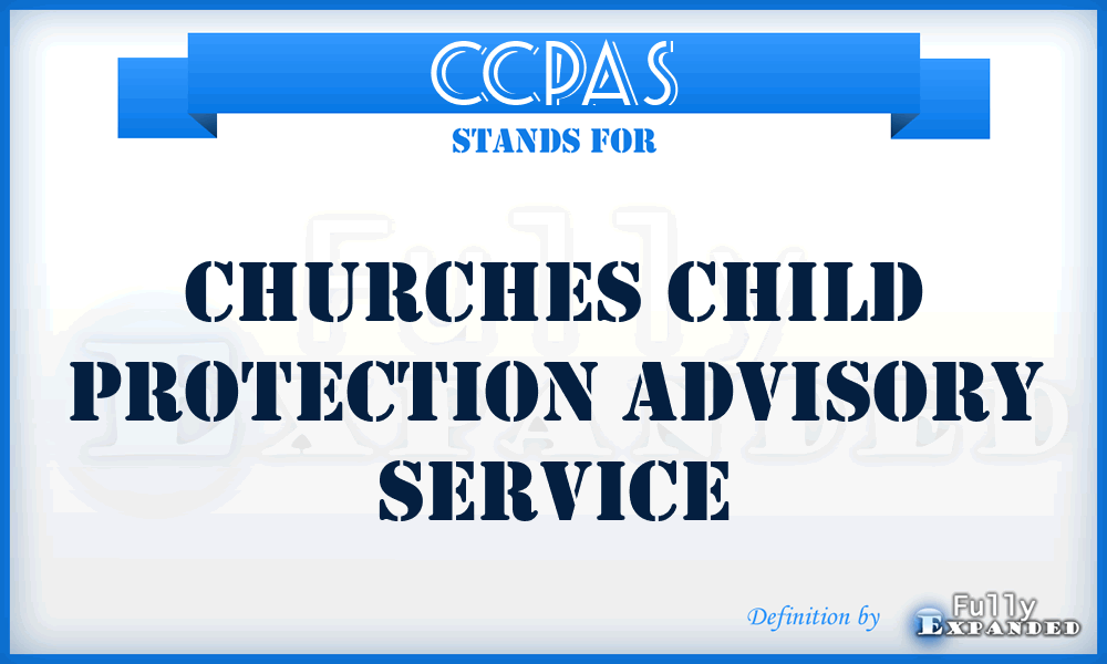 CCPAS - Churches Child Protection Advisory Service
