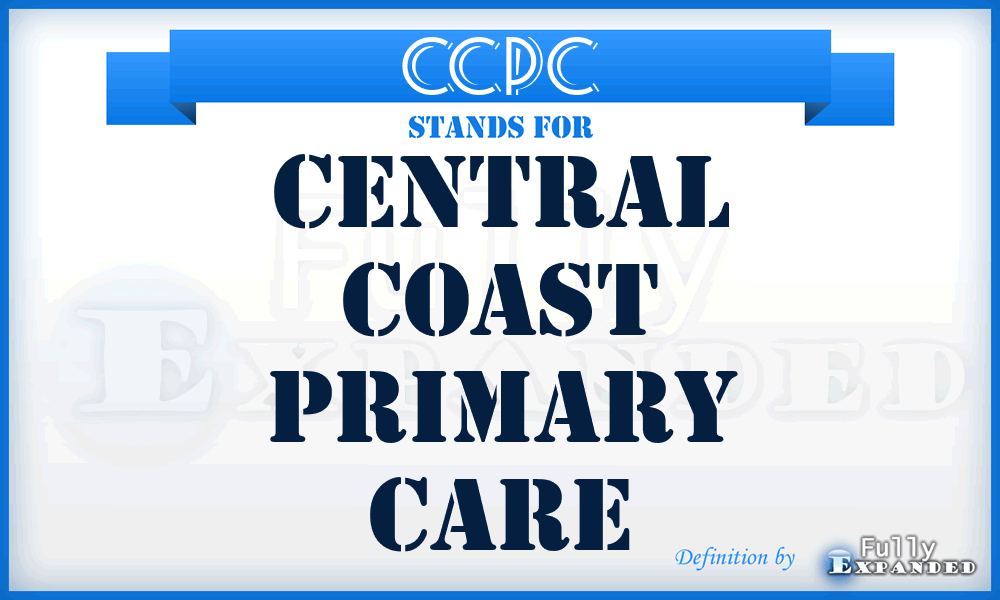 CCPC - Central Coast Primary Care