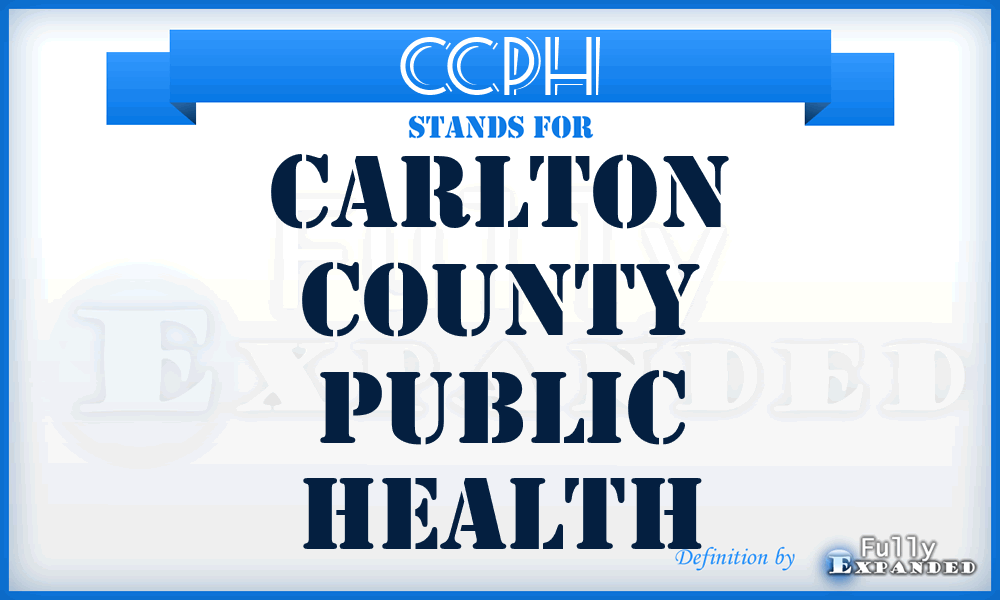 CCPH - Carlton County Public Health