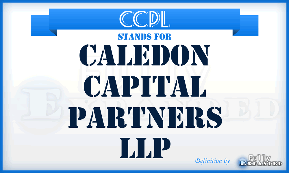 CCPL - Caledon Capital Partners LLP