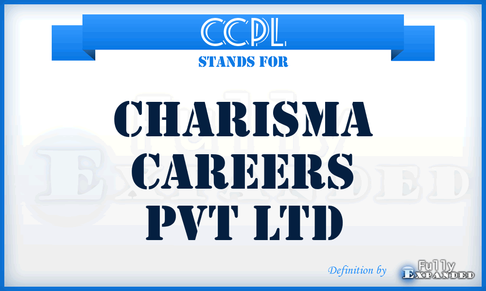 CCPL - Charisma Careers Pvt Ltd