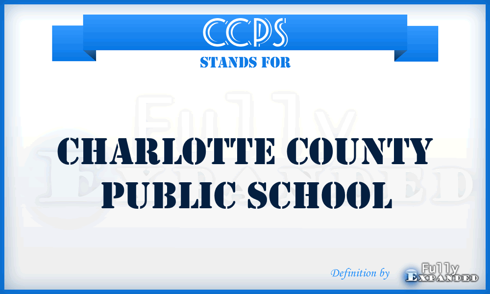 CCPS - Charlotte County Public School