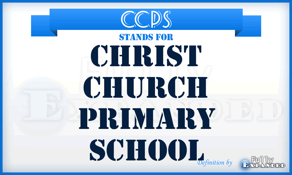 CCPS - Christ Church Primary School
