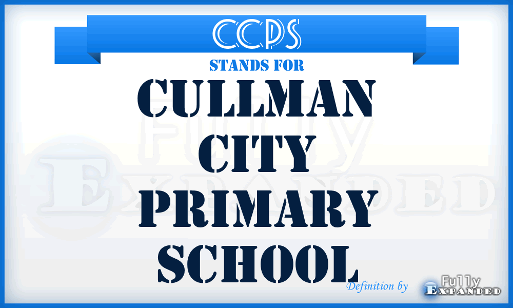 CCPS - Cullman City Primary School