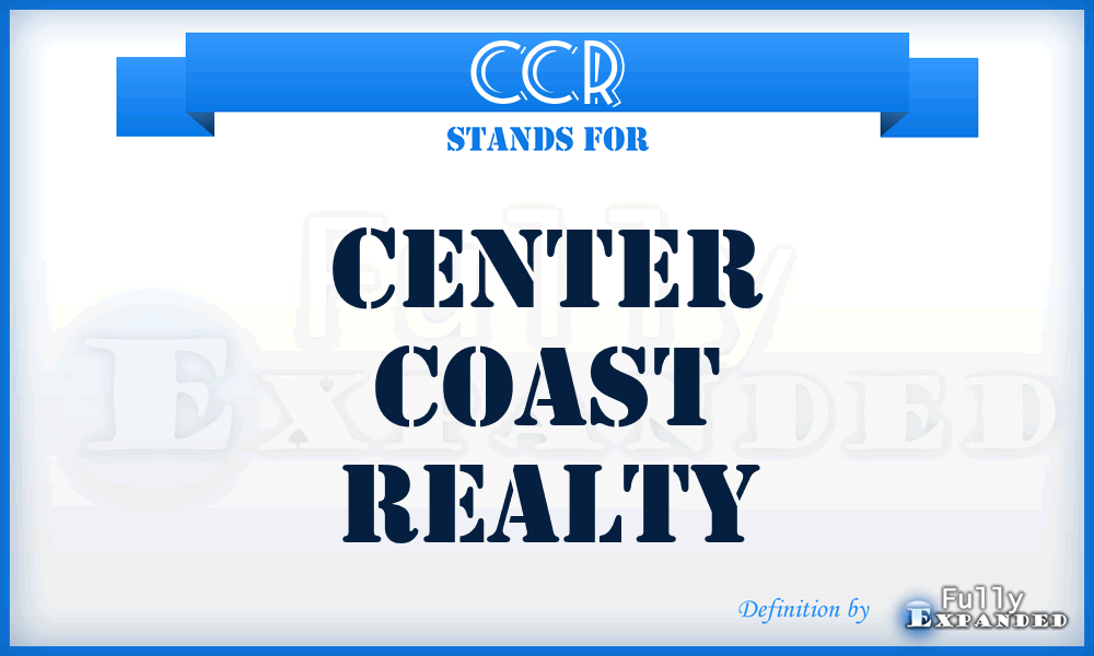 CCR - Center Coast Realty