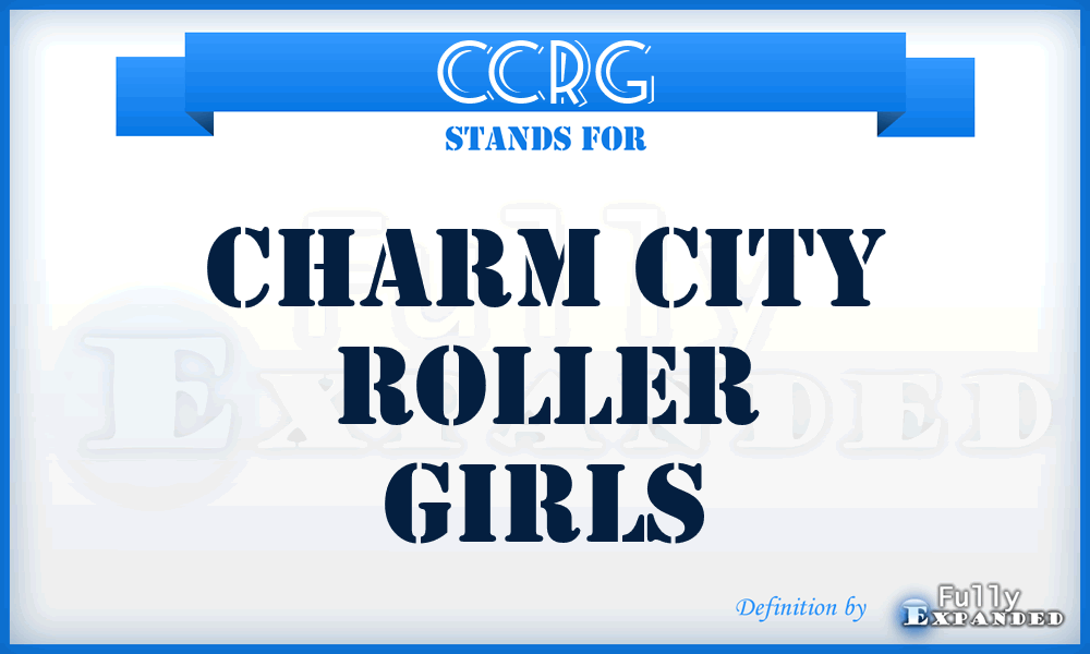 CCRG - Charm City Roller Girls