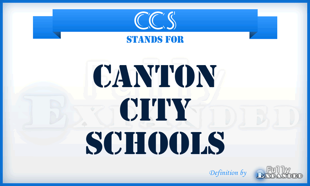 CCS - Canton City Schools