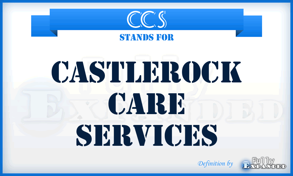 CCS - Castlerock Care Services
