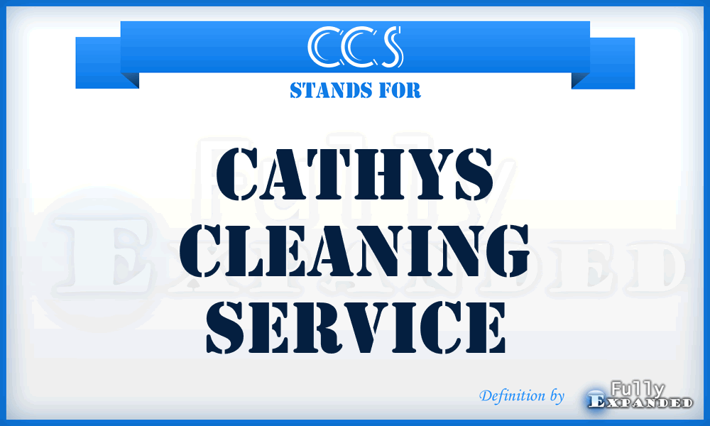 CCS - Cathys Cleaning Service