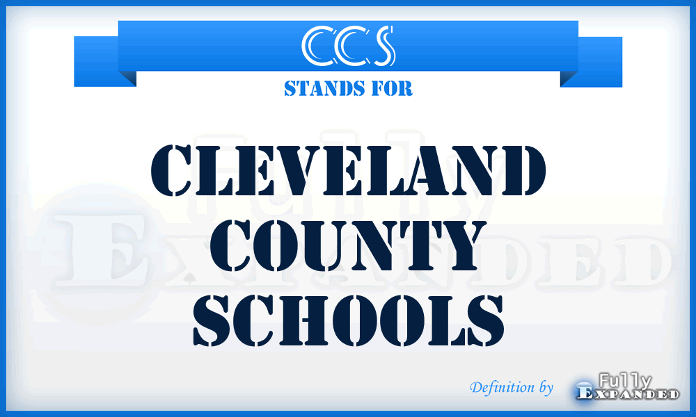 CCS - Cleveland County Schools