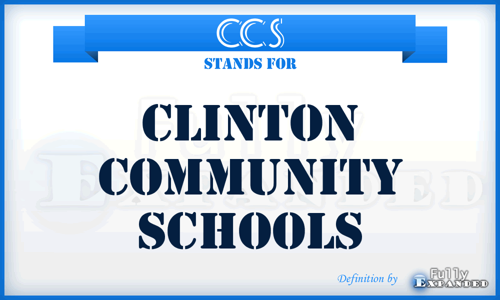 CCS - Clinton Community Schools
