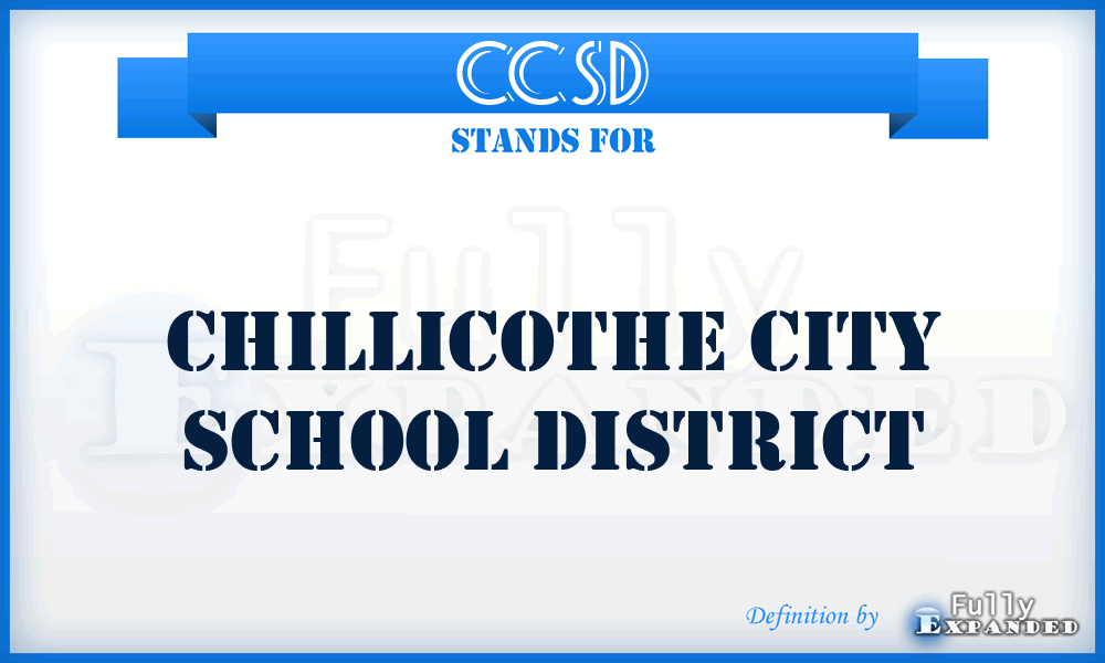 CCSD - Chillicothe City School District