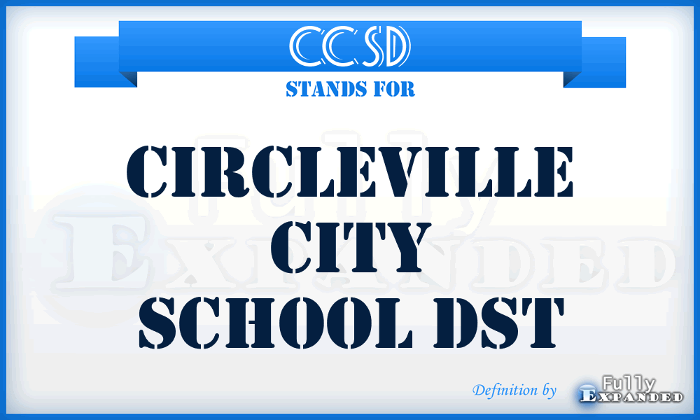 CCSD - Circleville City School Dst