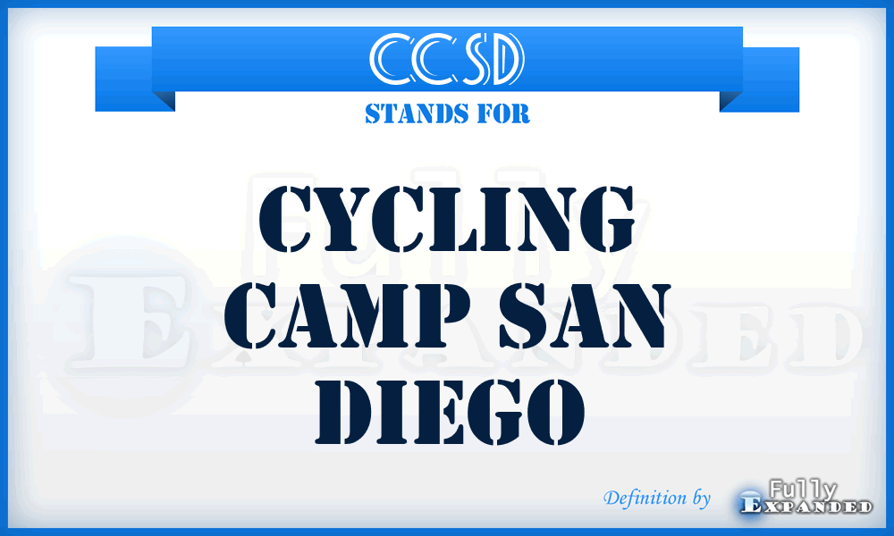 CCSD - Cycling Camp San Diego