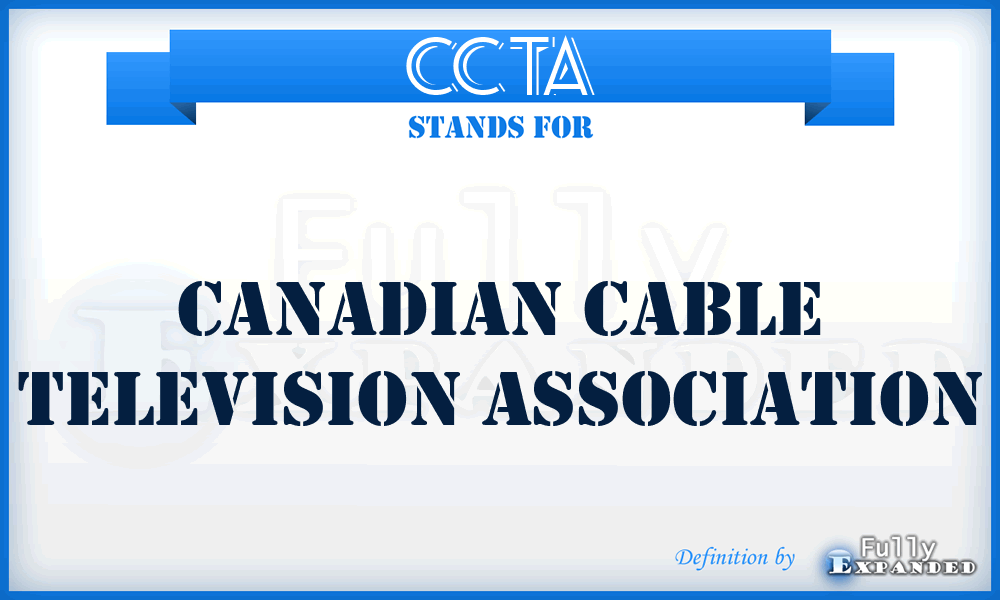 CCTA - Canadian Cable Television Association