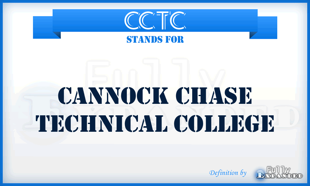 CCTC - Cannock Chase Technical College