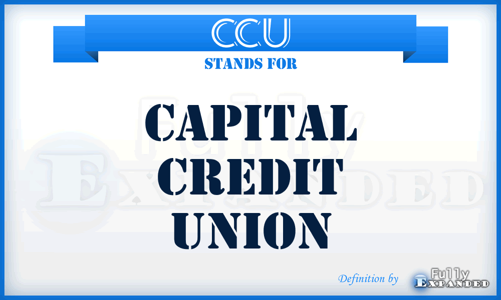 CCU - Capital Credit Union