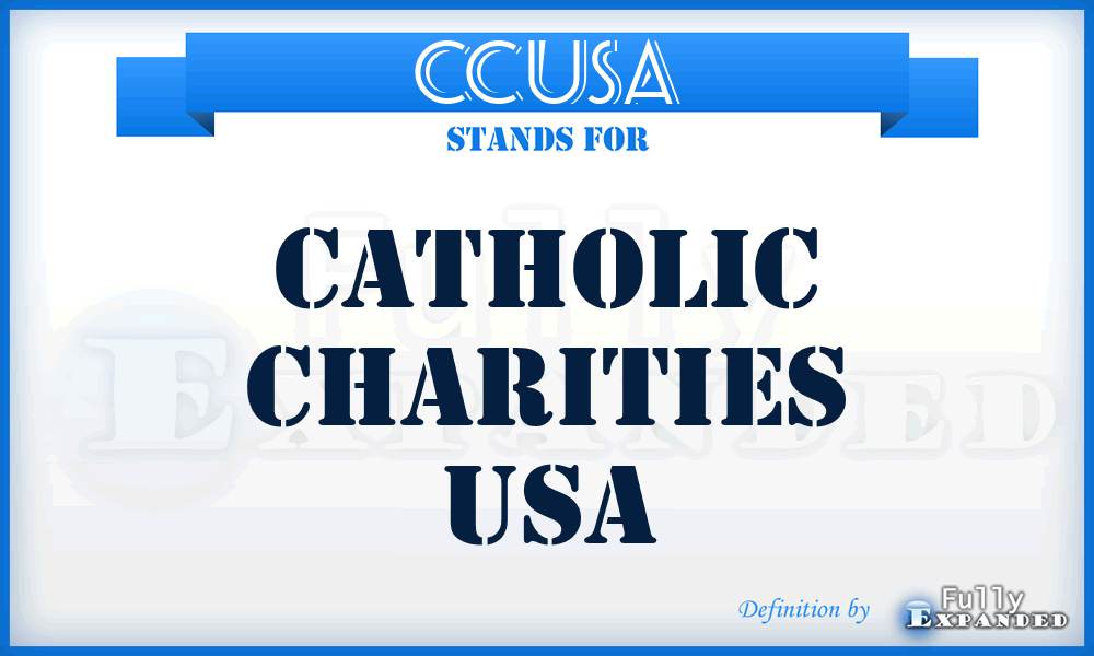 CCUSA - Catholic Charities USA