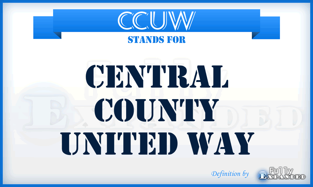 CCUW - Central County United Way
