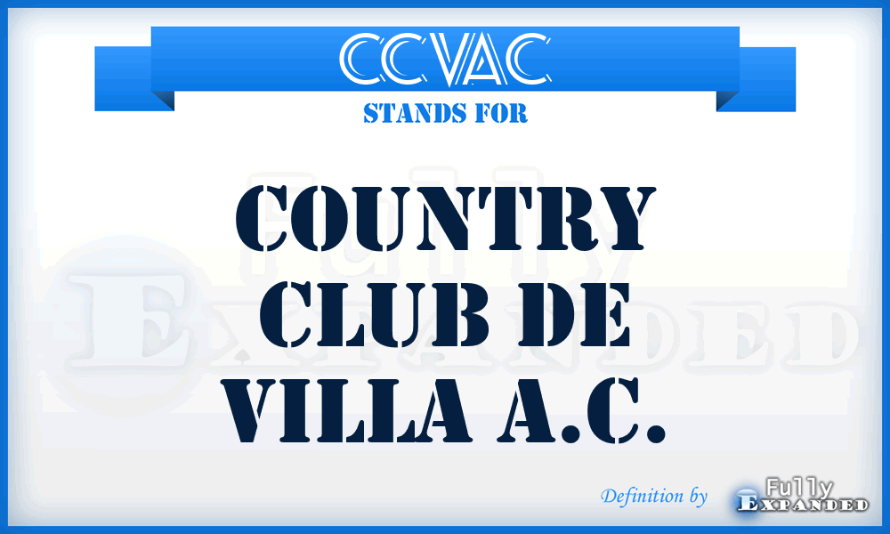 CCVAC - Country Club de Villa A.C.