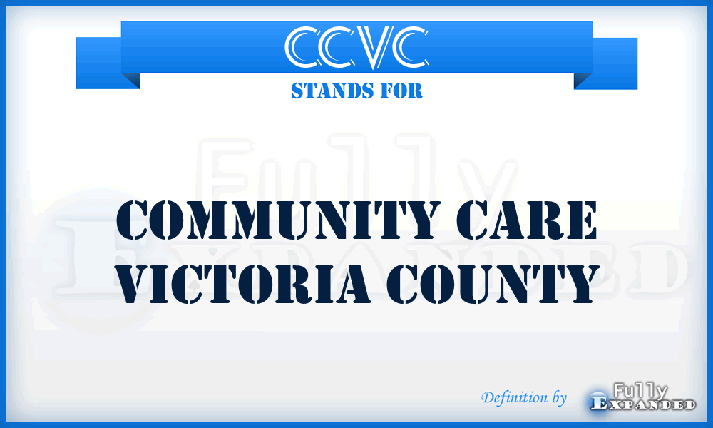 CCVC - Community Care Victoria County