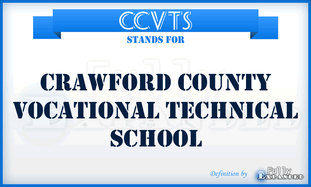 CCVTS - Crawford County Vocational Technical School