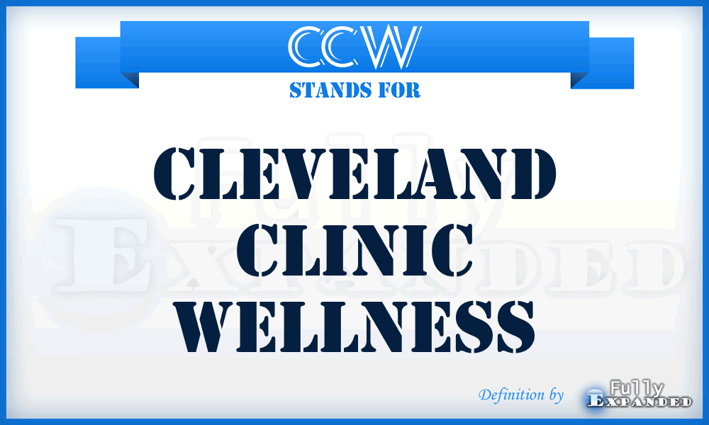 CCW - Cleveland Clinic Wellness
