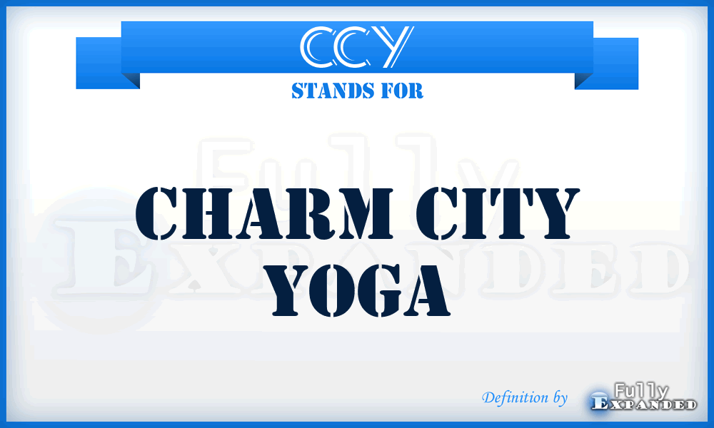 CCY - Charm City Yoga